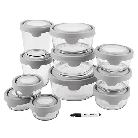 Anchor Hocking 22-piece TrueSeal Glass Food Prep & Storage Set - 20527600 | HSN | HSN