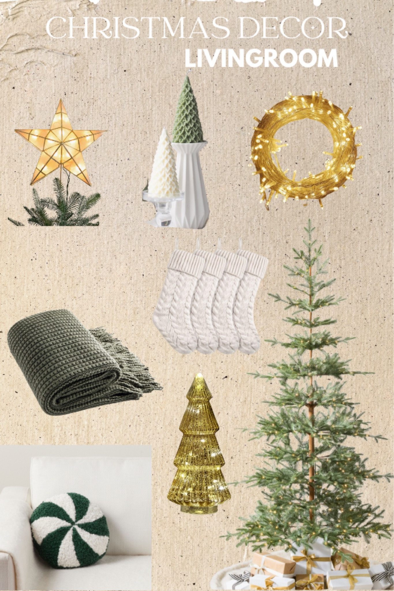 Christmas decor for your living room! How cute are the Christmas tree candles? 🥺 

Christmas home decor | Christmas decor | Christmas livingroom decor| Christmas tree | Christmas tree topper | neutral Christmas decor | holiday decor inspo 

#LTKHoliday #LTKSeasonal #LTKhome