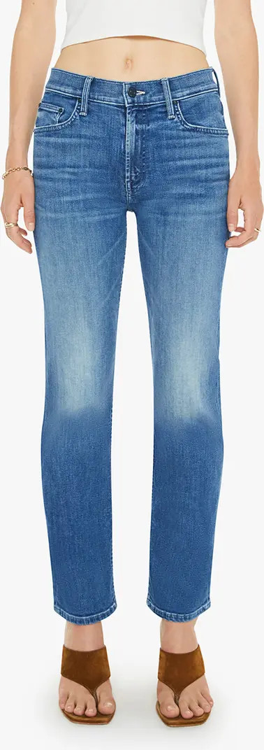 MOTHER The Rider Mid Rise Ankle Straight Leg Jeans | Nordstromrack | Nordstrom Rack