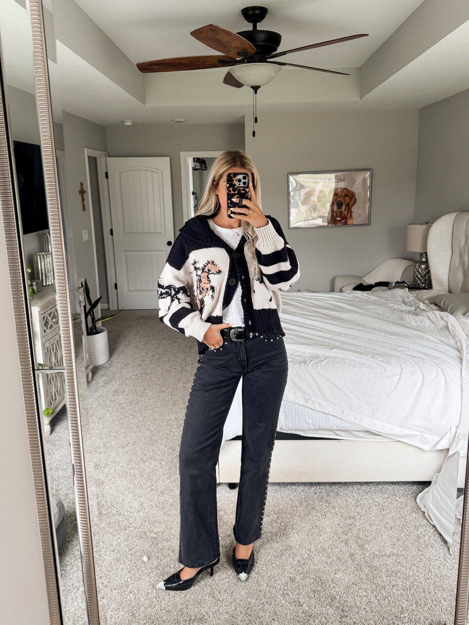 size 26 long in jeans, size medium in cardigan, xs tall in tank, small in belt 

church outfit
western fashion 

#LTKWorkwear #LTKSeasonal #LTKFindsUnder50