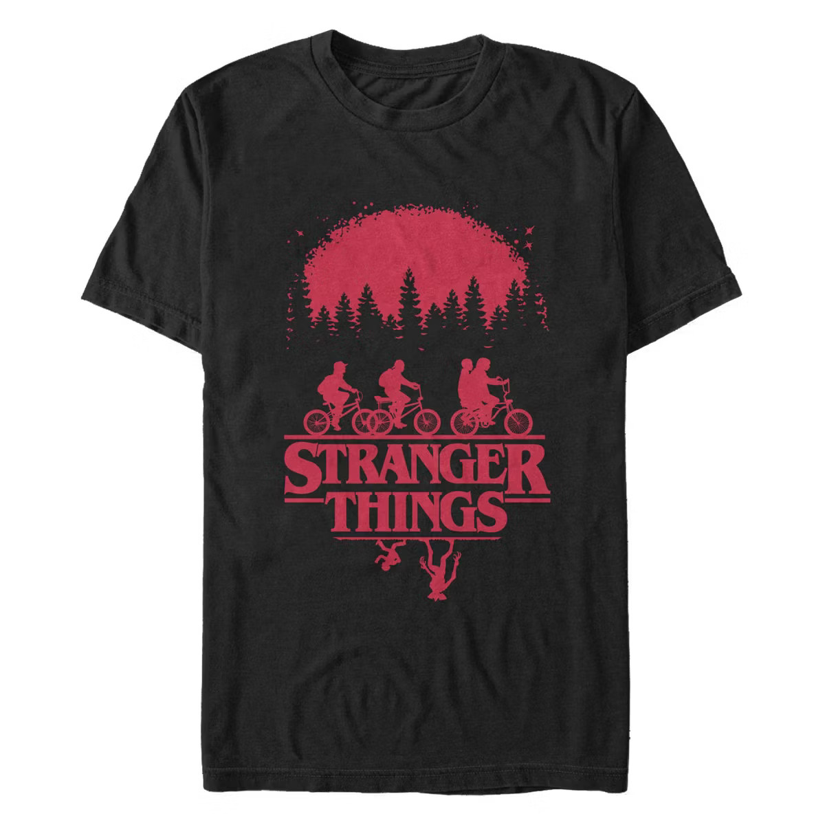 Men's Stranger Things Upside Down Poster T-Shirt | Target