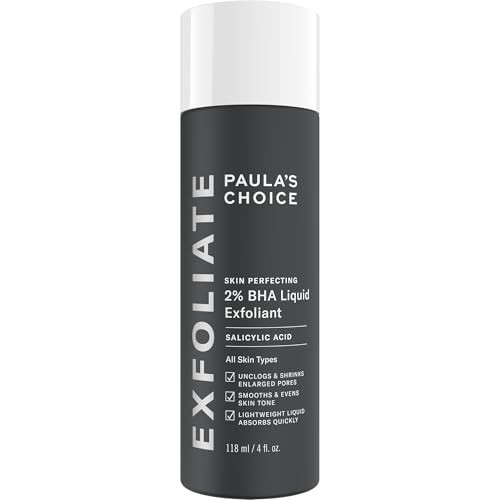 Paulas Choice--SKIN PERFECTING 2% BHA Liquid Salicylic Acid Exfoliant--Facial Exfoliant for Blackheads, Enlarged Pores, Wrinkles & Fine Lines, 4 oz Bottle | Amazon (US)