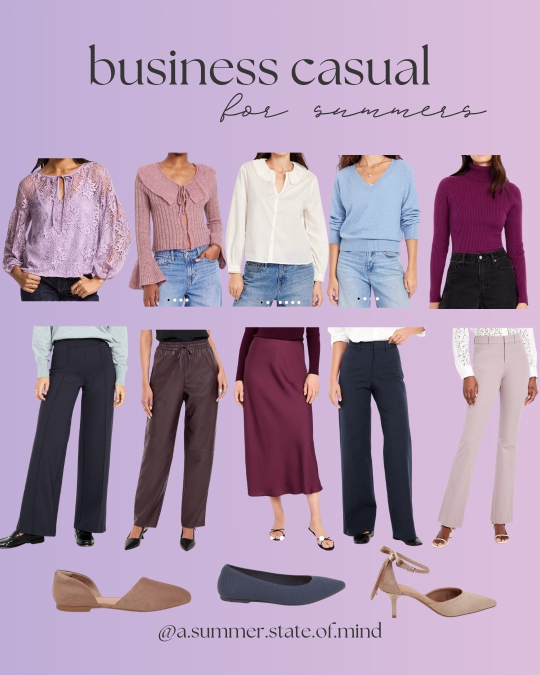 workwear for summers- all Old Navy! 