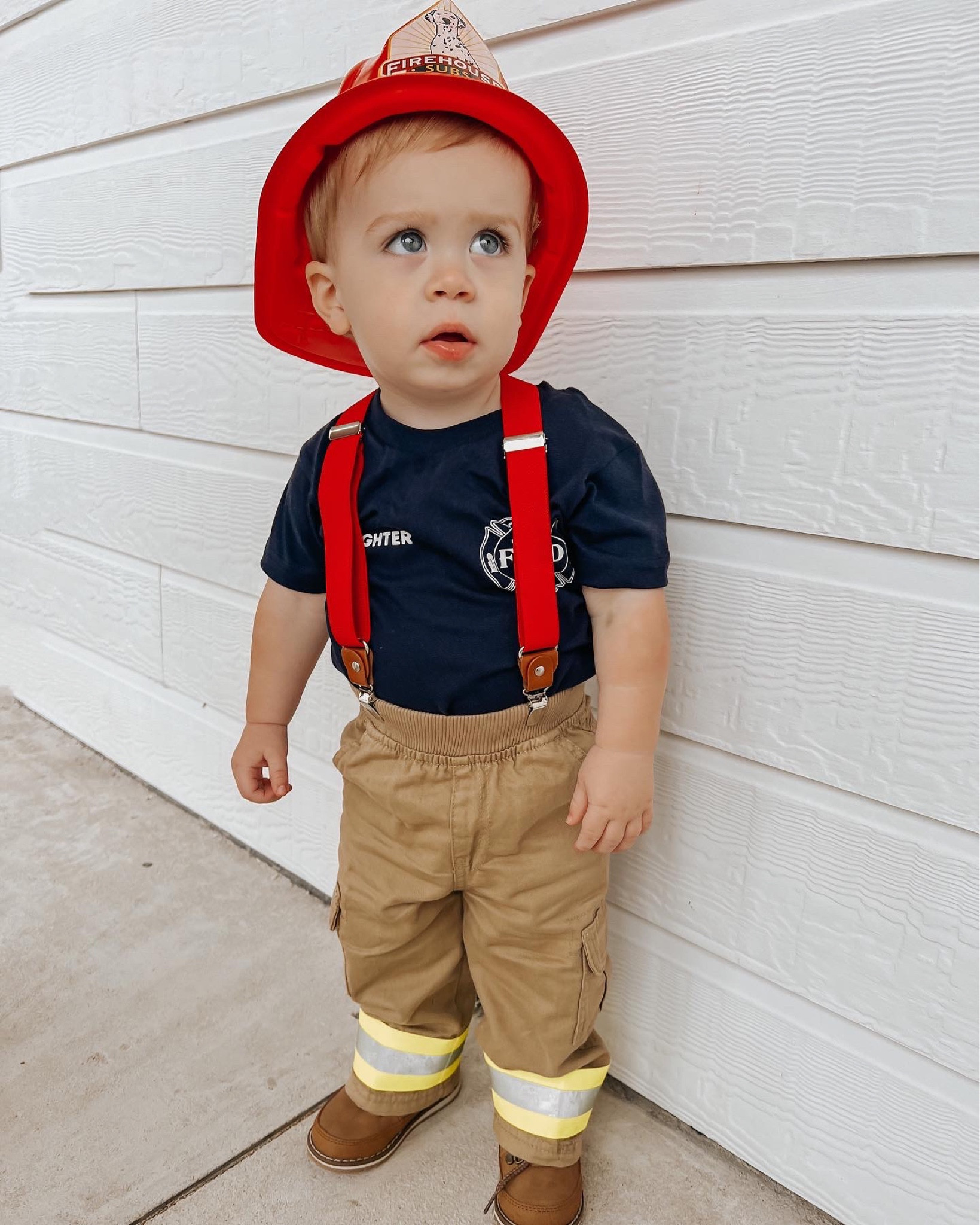 Halloween is almost here + will we be outfit repeaters? Absolutely. This was the easiest but most put together costume 👌🏼😅  the shirt I did have made to look like our local fire dept’s which was my fave part!!

#LTKHalloween #LTKHoliday #LTKSeasonal