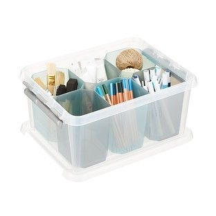 SmartStore Tall SmartStore Translucent Insert Steel Blue | The Container Store