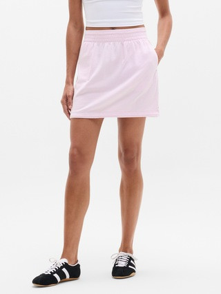 Airy Cotton Terry Mid Rise Mini Skirt | Athleta | Athleta