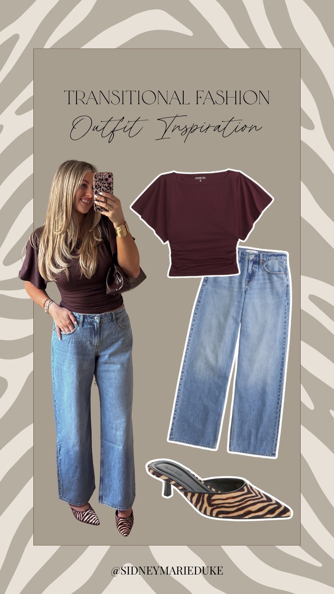 @abercrombie top & jeans!! + the cutest heels I got during the Nordstrom sale🙌🏼




Ootd, date night outfits, flutter sleeve, denim, zebra print, fall outfits women, sidneymarieduke

#LTKootd #LTKSeasonal