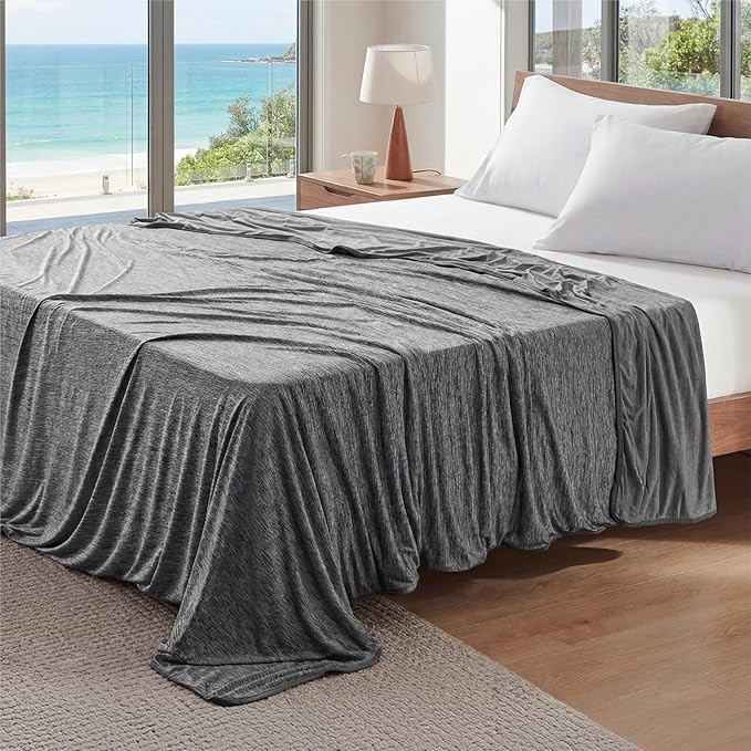 Bedsure Summer Cooling Blanket Queen Size with Rayon Derived from Bamboo, Soft Arc Chill Cold She... | Amazon (US)
