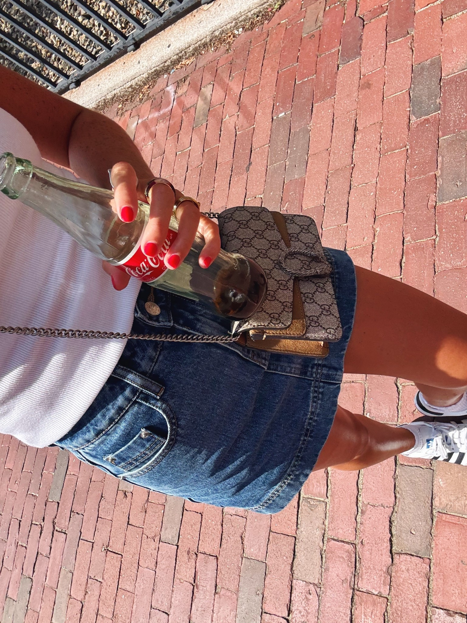 Fav denim skirt !!!!! Perfect for college girls !!!!!! ❤️‍🔥