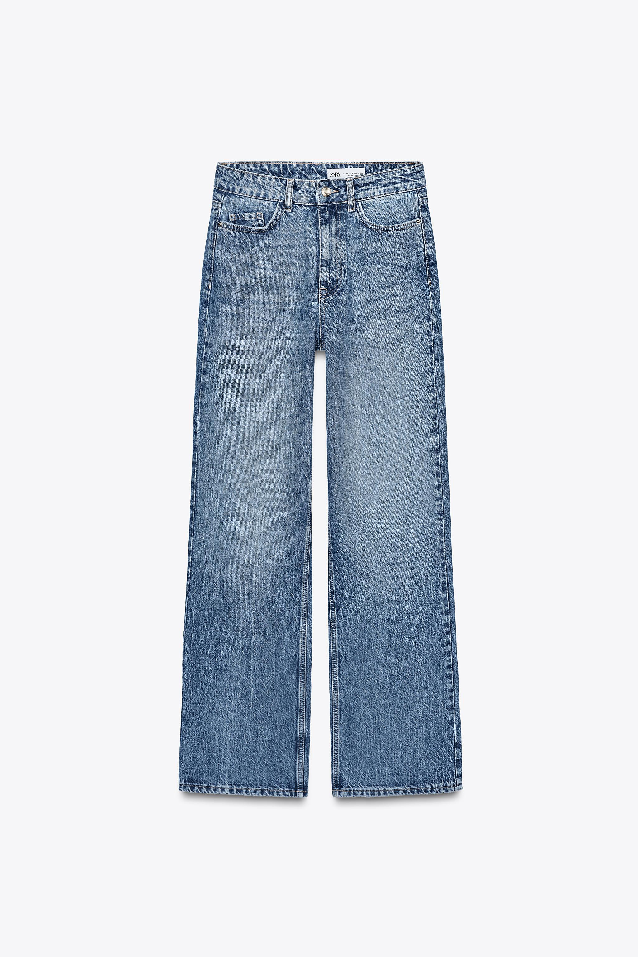 STRAIGHT LEG FULL LENGTH Z1975 JEANS WITH A HIGH WAIST | Zara US