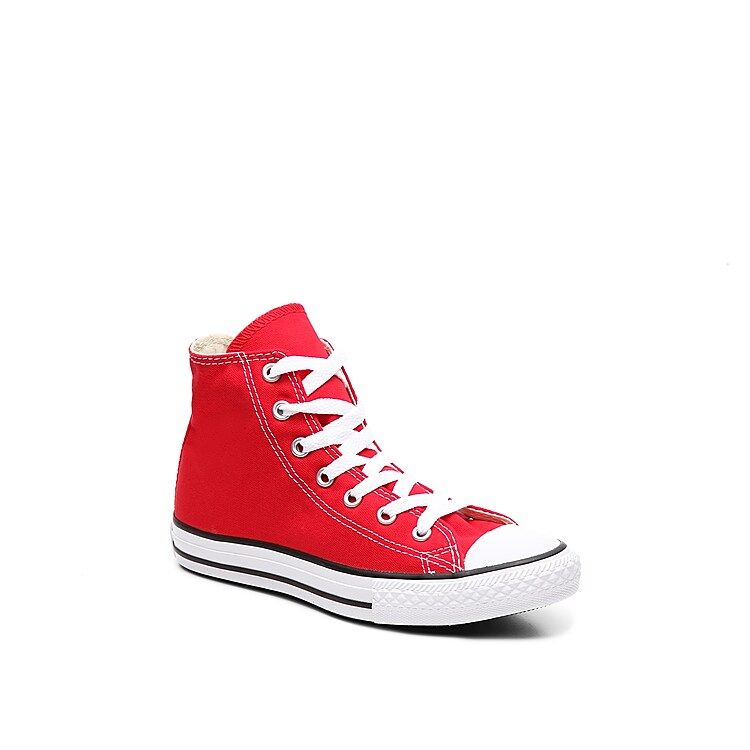 Converse Chuck Taylor All Star High-Top Sneaker - Kids' - Boy's - Red - Size 2 Youth - High Top Lace | DSW