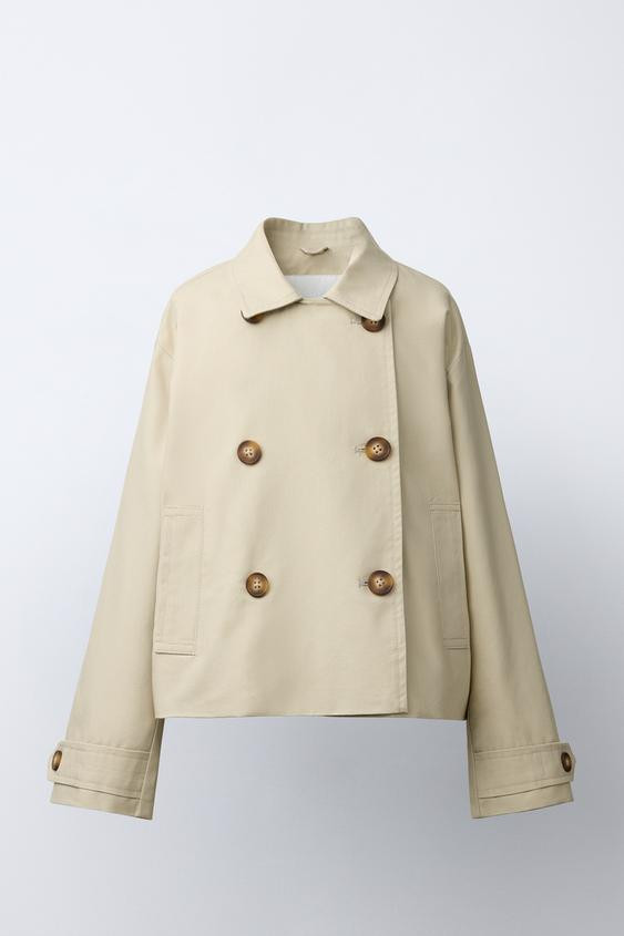 SHORT TRENCH COAT | Zara US