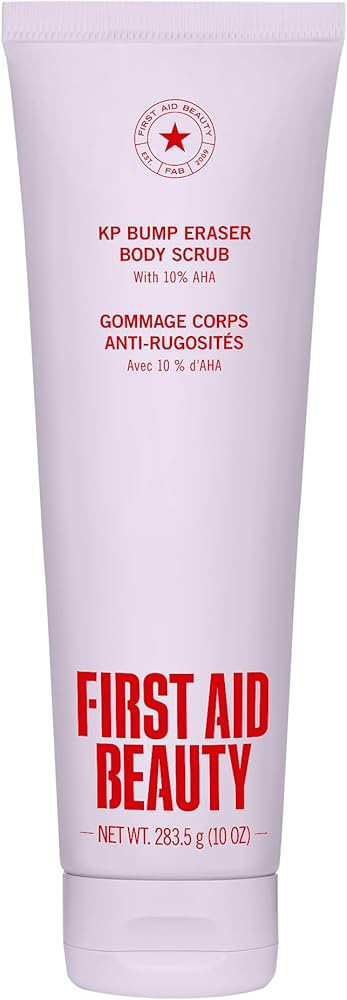 Amazon.com: First Aid Beauty KP Bump Eraser Body Scrub, 10% AHA Keratosis Pilaris Exfoliator (Gly... | Amazon (US)