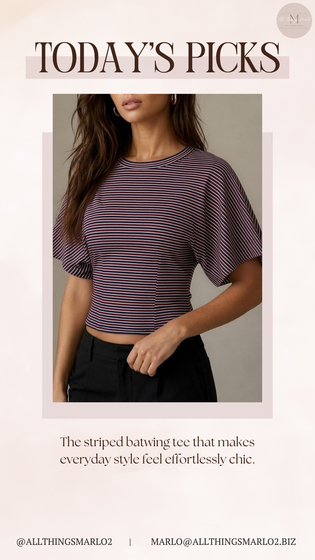 The striped batwing tee that makes everyday style feel effortlessly chic. 

 #LTKSeasonal #LTKWorkwear #LTKTravel