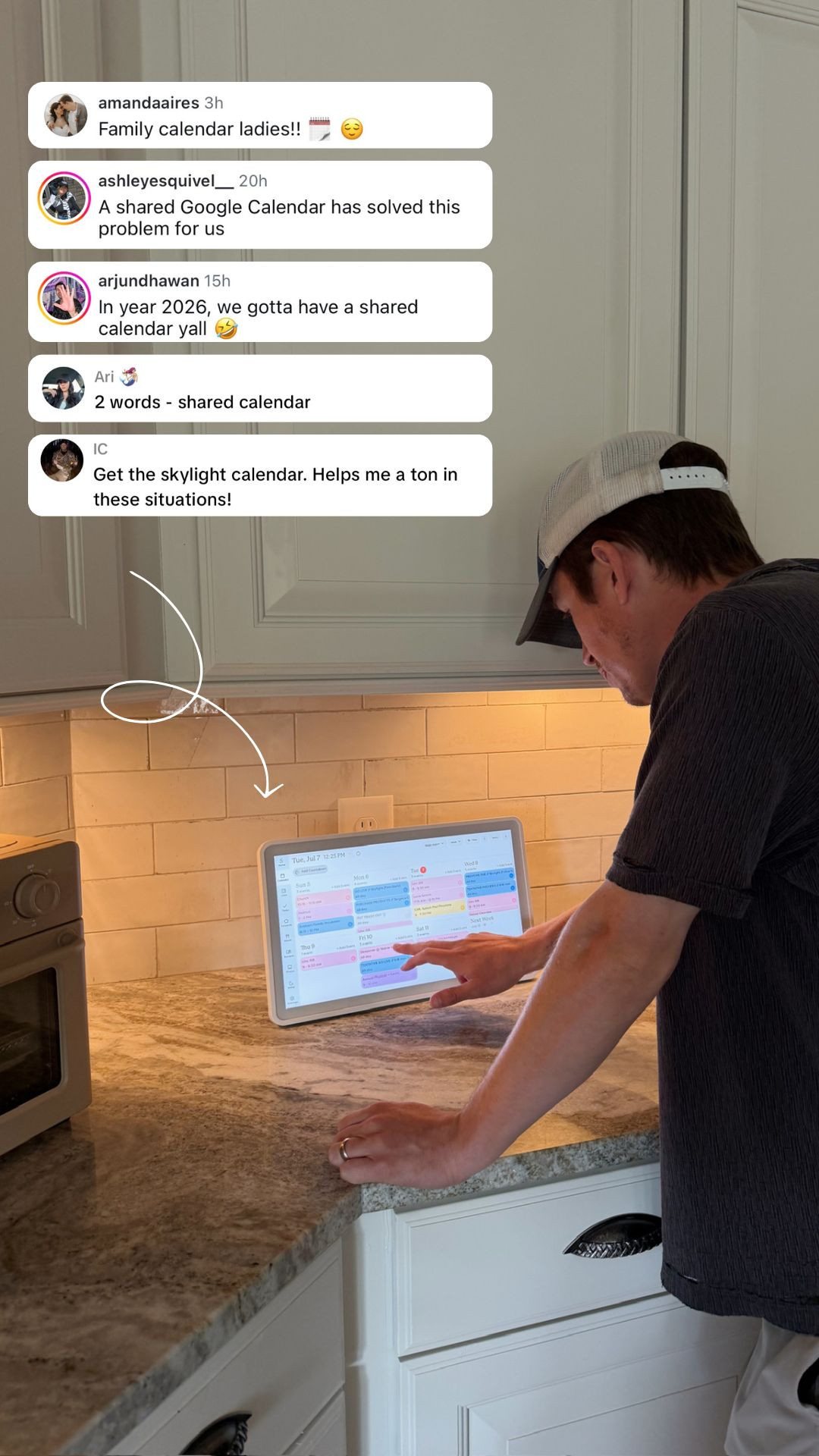 The Skylight calendar has been a serious game changer for us!!🗓

Now he never forgets the plans I told him lol!! Use code "LGRAHAM30" for 30% off!

shared calendar | organization | planner 

 #LTKgrwm #LTKmomlife #LTKHome