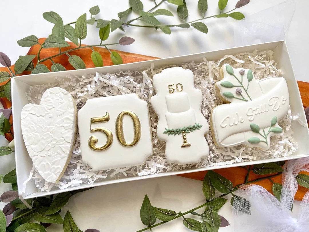 Personalized Anniversary Cookie Gift Box Set california Shipments Only - Etsy | Etsy (US)