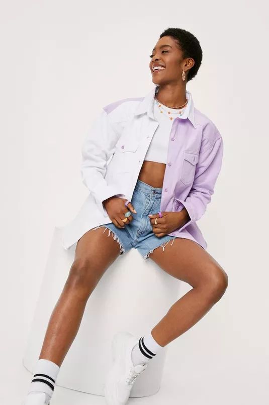 Long Sleeve Oversized Denim Shirt | Nasty Gal (US)