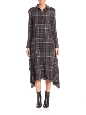 Alice Plaid Shirtdress | Saks Fifth Avenue