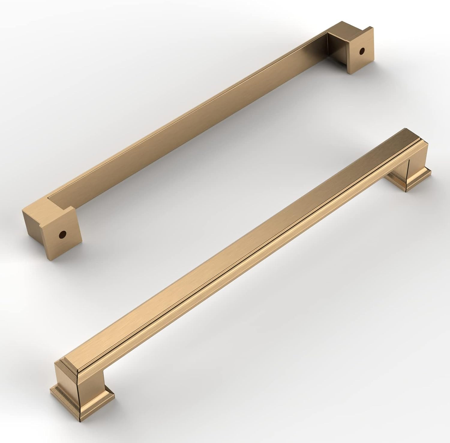 Amerdeco 10 Pack Champagne Bronze Cabinet Pulls 7-1/2 Inch(192mm) Hole Center Cabient Hardware Ki... | Amazon (US)