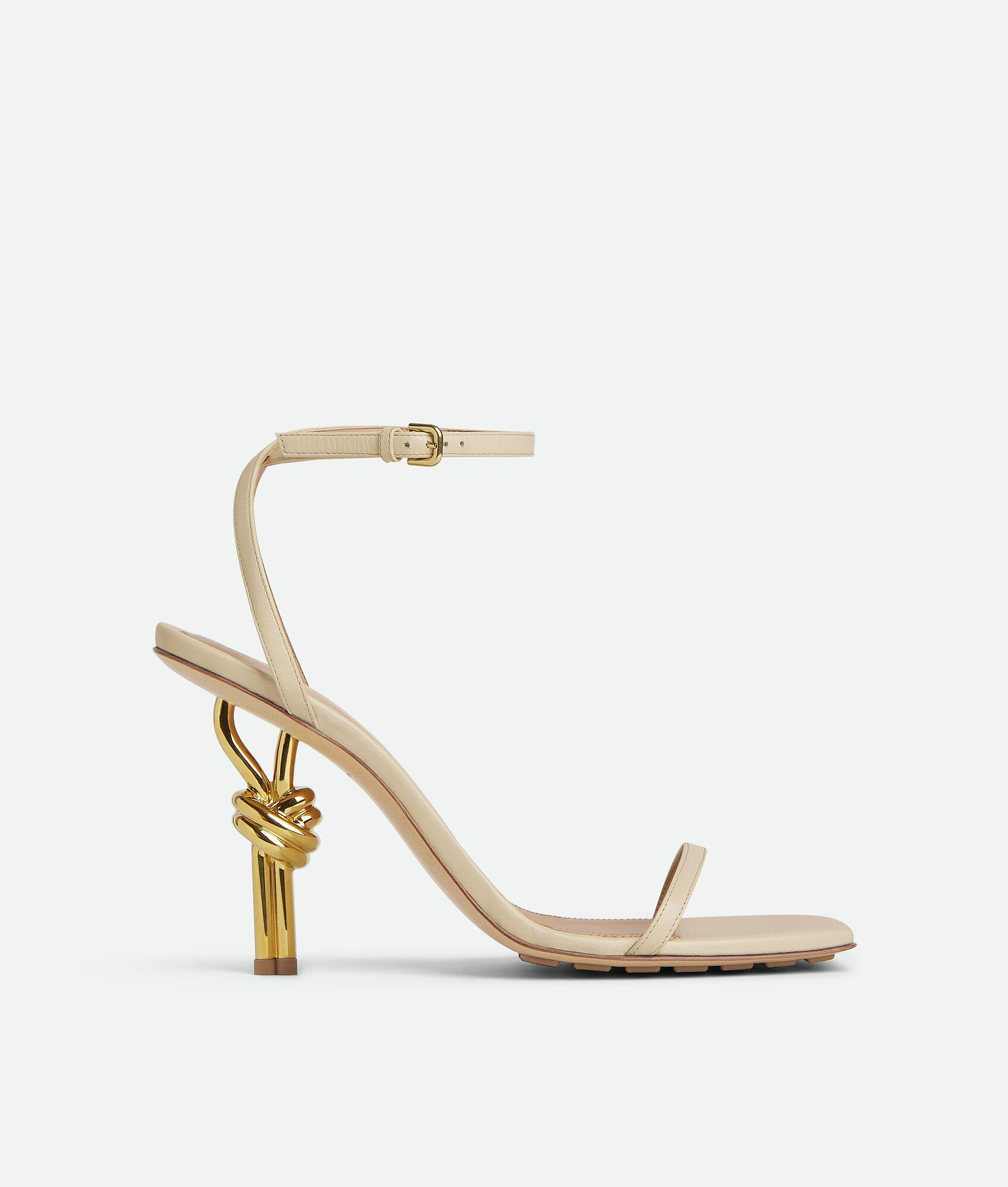 Women's Knot Sandal in Black | Bottega Veneta GB | Bottega Veneta