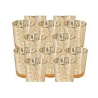 Mercury Glass Votive Candle Holder 2.75H Speckled Gold  (SET OF 12, Gold)  MGV02000112  Votives for Weddings, Parties,  Home Decor | Etsy (US)