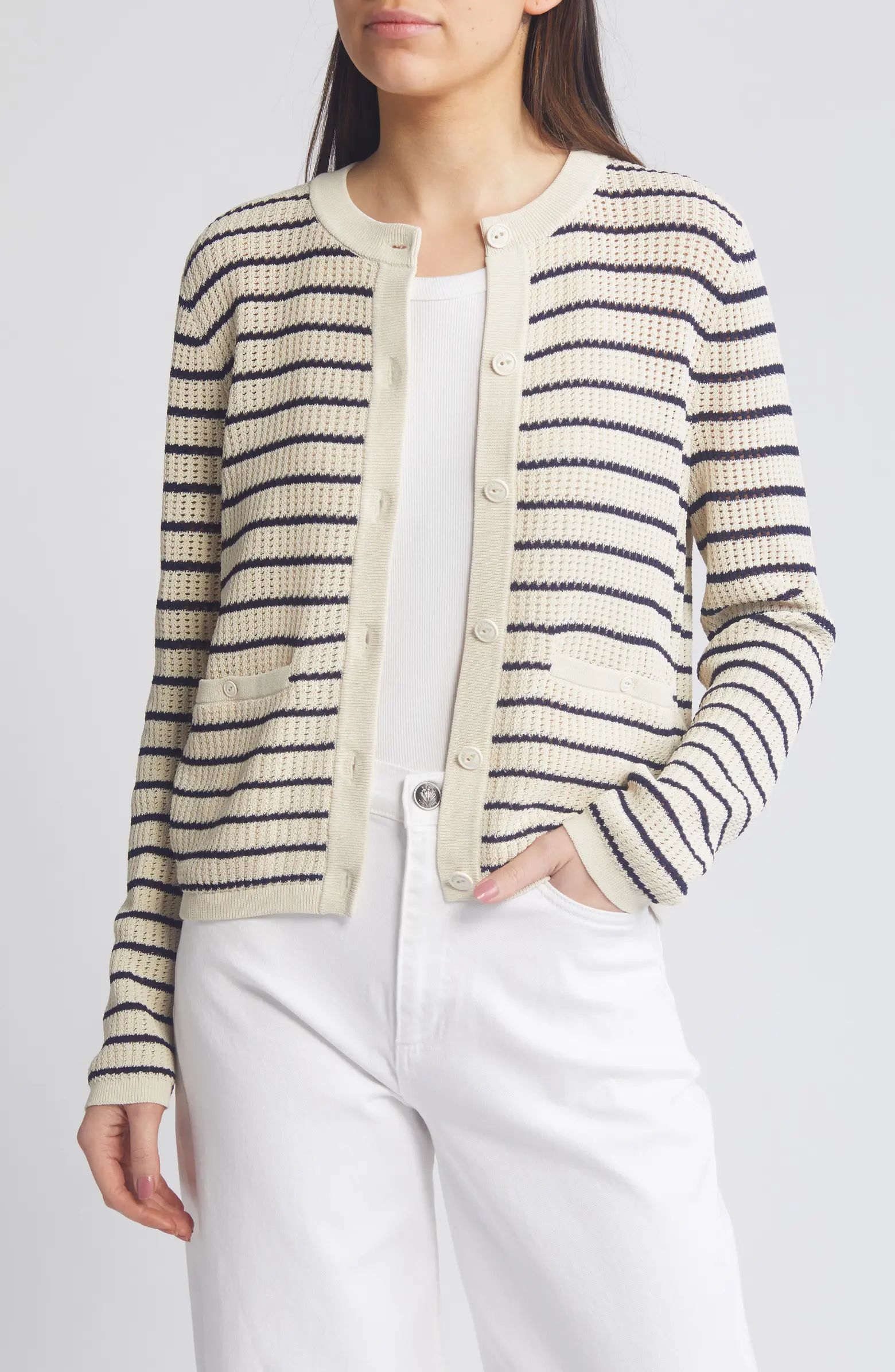 Viola Stripe Cardigan | Nordstrom