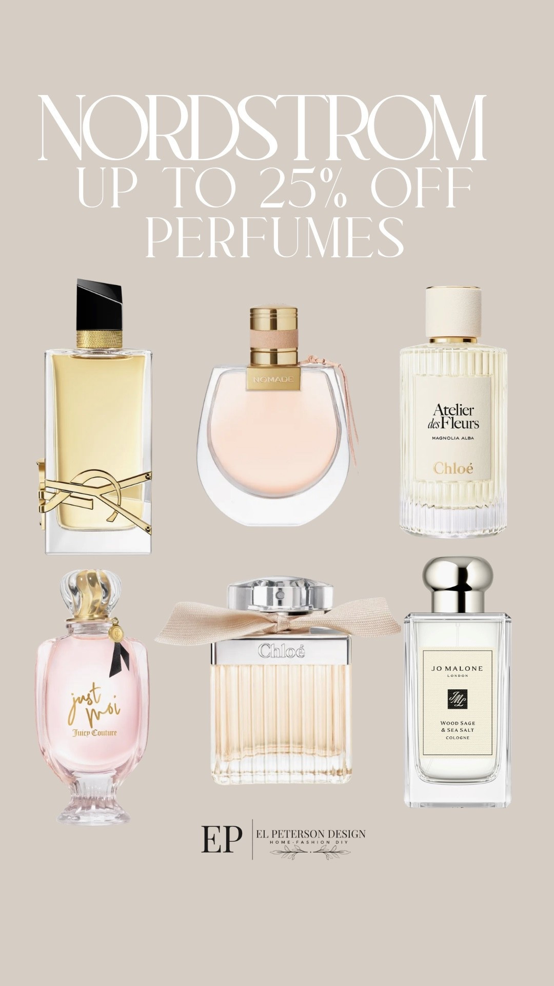 Nordstrom
Up to 25% off perfumes