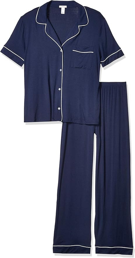 Eberjey Gisele Short Sleeve Pant PJ Set | Amazon (US)