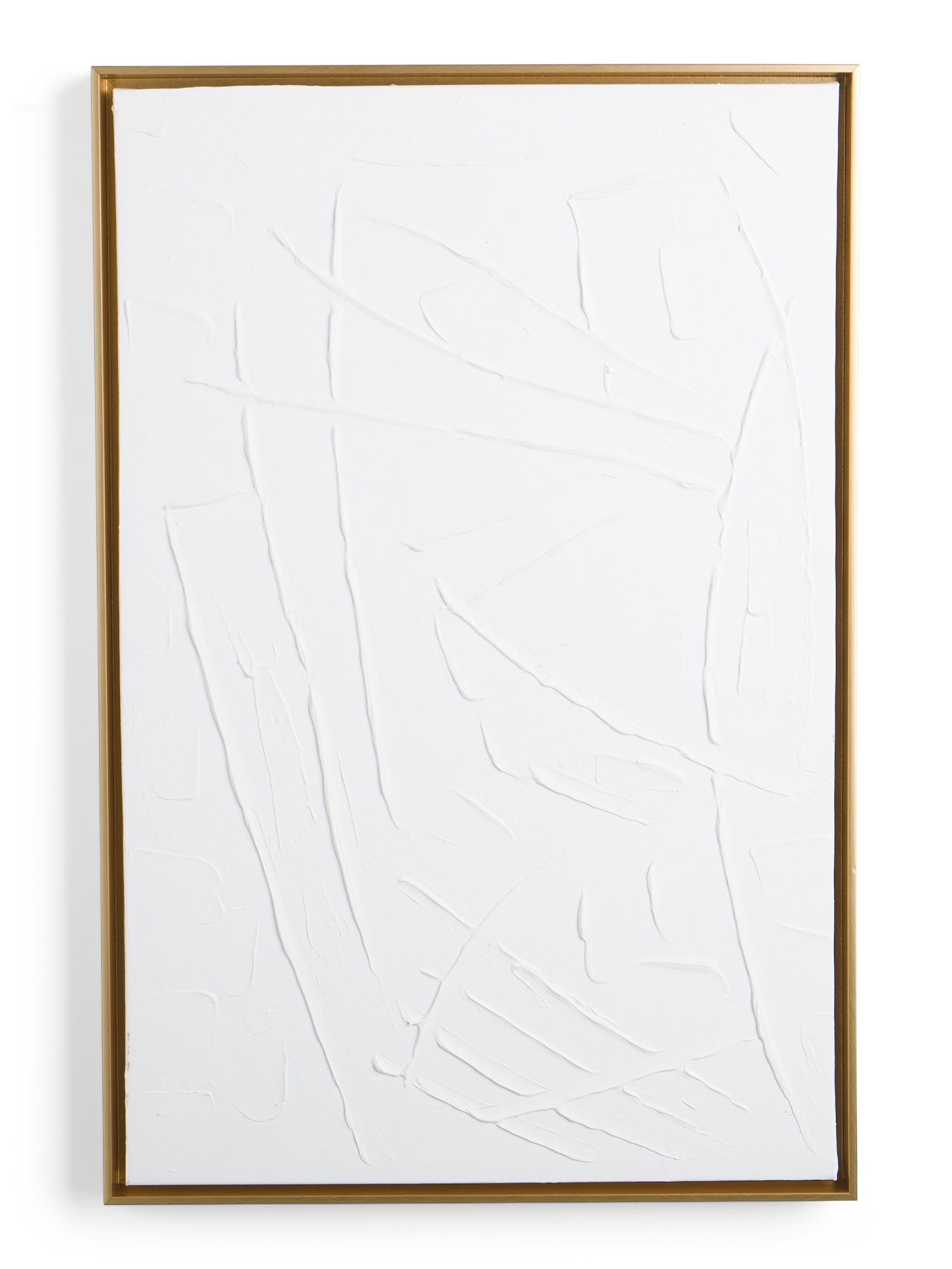 24x36 Silver Sky Abstract Inner Gold With Outer Black Frame Wall Art | Home | Marshalls | Marshalls