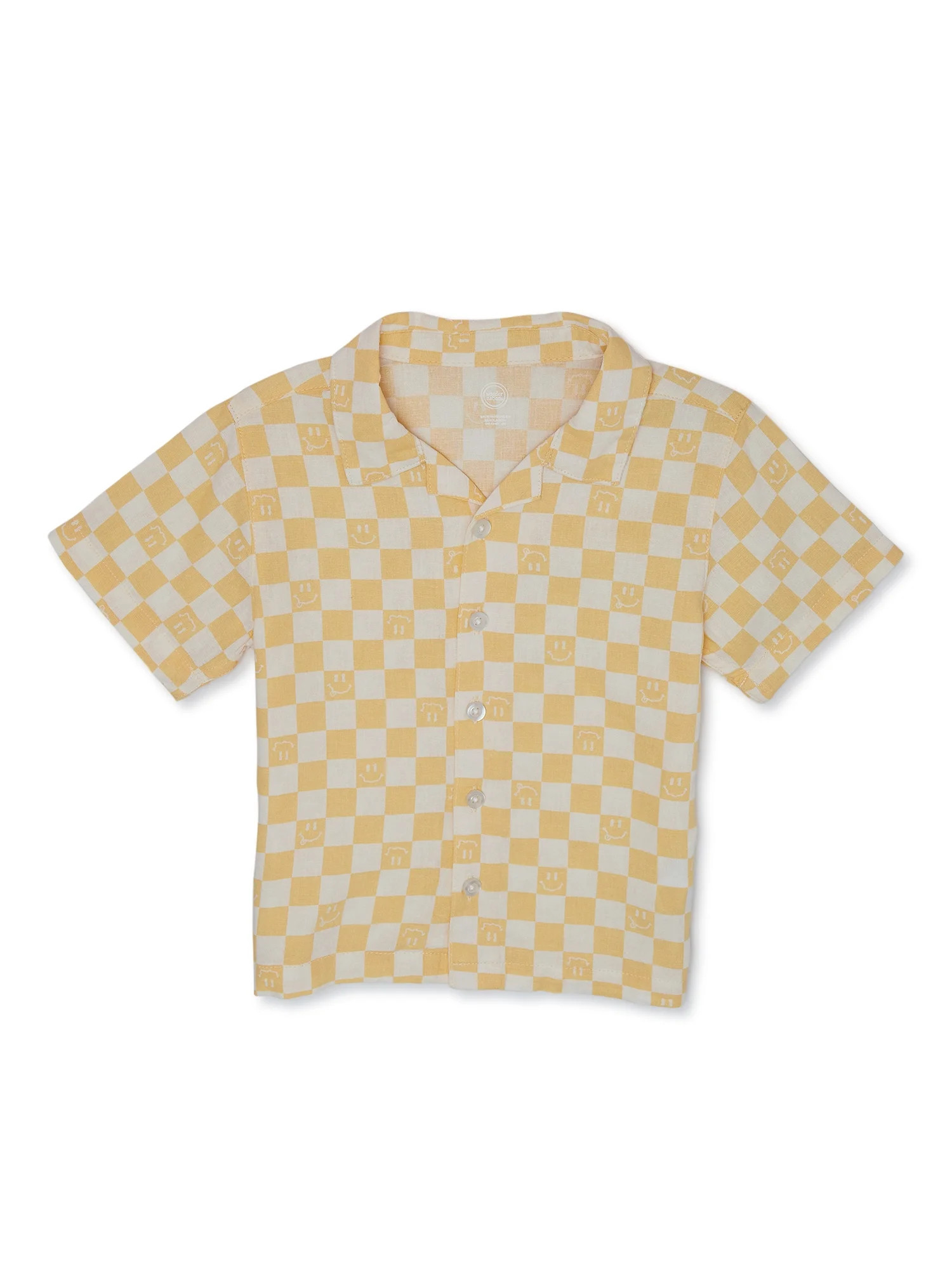 Wonder Nation Baby & Toddler Boys' Camp Shirt, Sizes 12M-5T | Walmart (US)