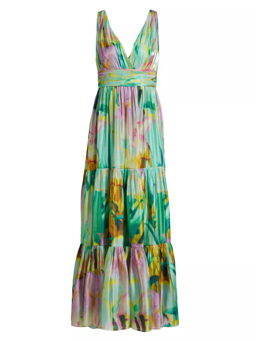 Britt Metallic Printed Maxi Dress | Saks Fifth Avenue