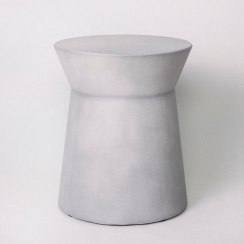 Faux Concrete Indoor/Outdoor Accent Table - Gray - Project 62™ | Target