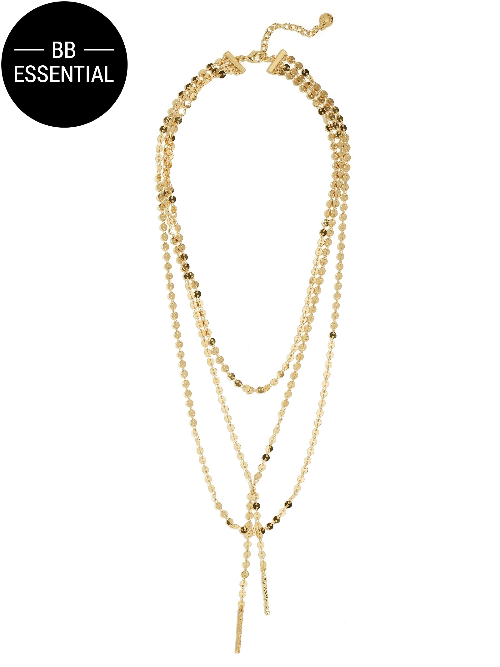 Amber Layered Y-Chain Necklace | BaubleBar (US)