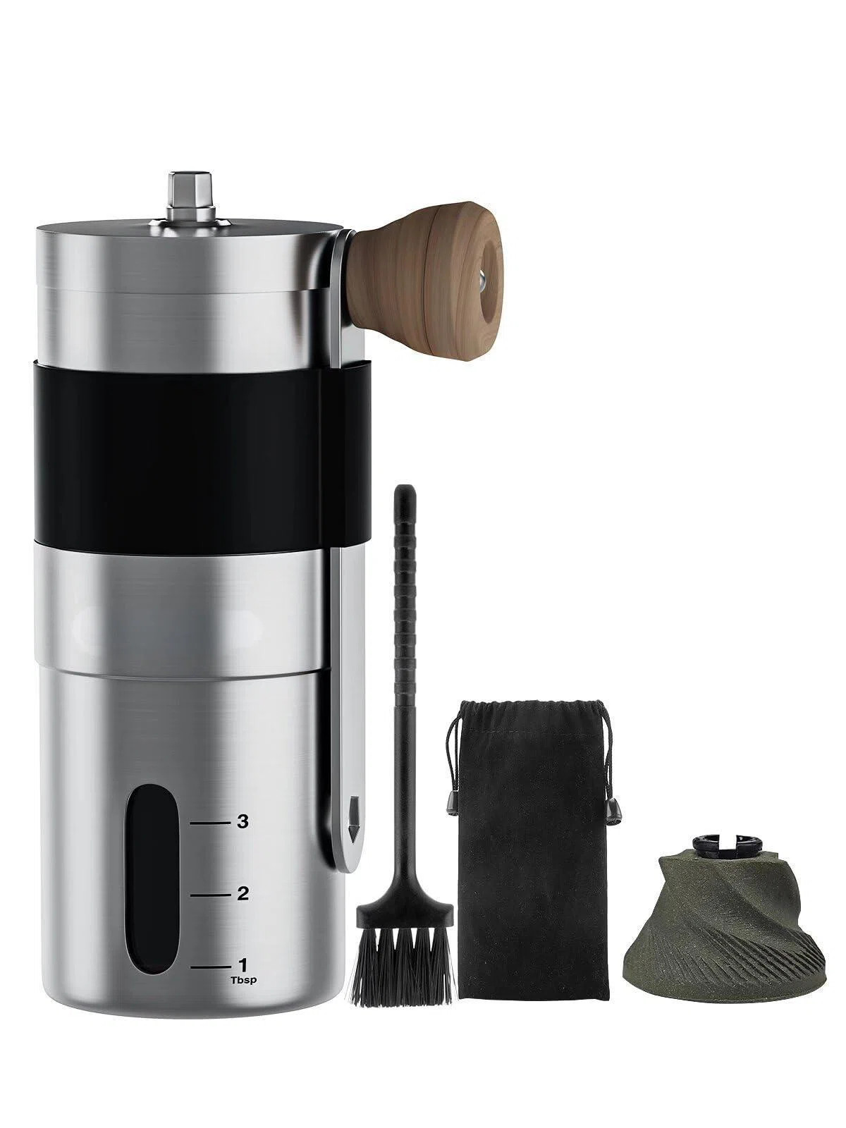 APPENIN WINTER PARK CORP Manual Coffee Grinder, Ceramic Burrs Hand Coffee Grinder, Adjustable Gri... | Wayfair North America