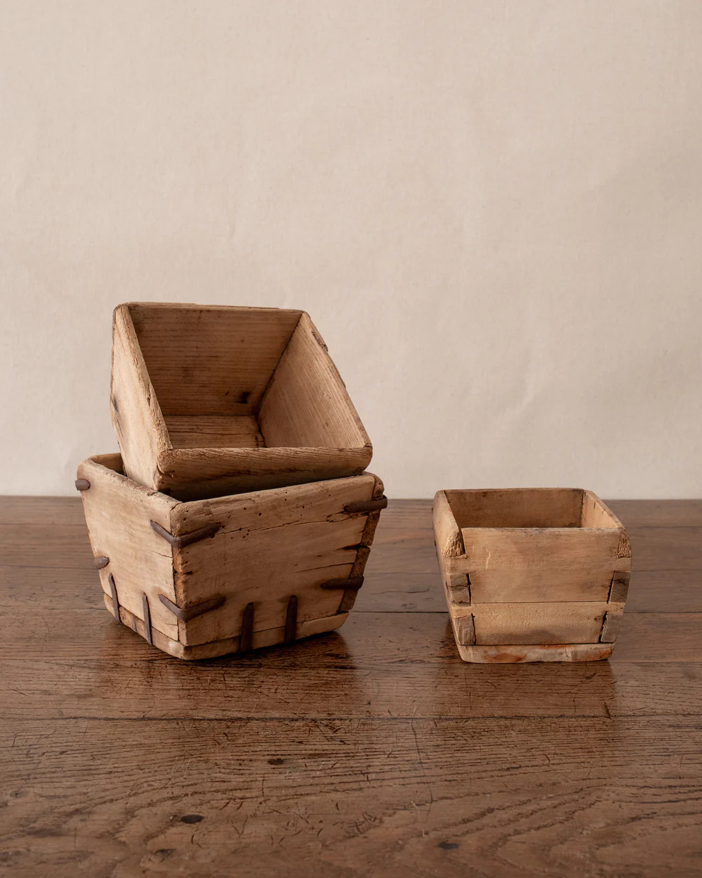 Vintage Rice Box I | The Vintage Rug Shop