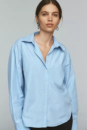 The Shrunken Bennet Buttondown Shirt by Maeve | Anthropologie (US)