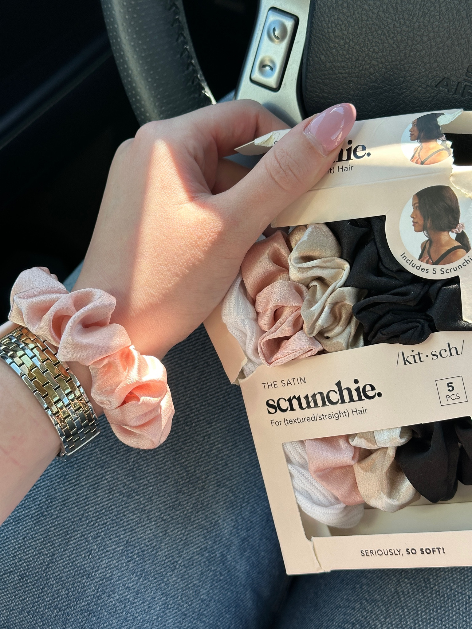 Couldn’t wait to rip into my new silk scrunchies 😌😌😌 #LTKHair 

#LTKBeauty