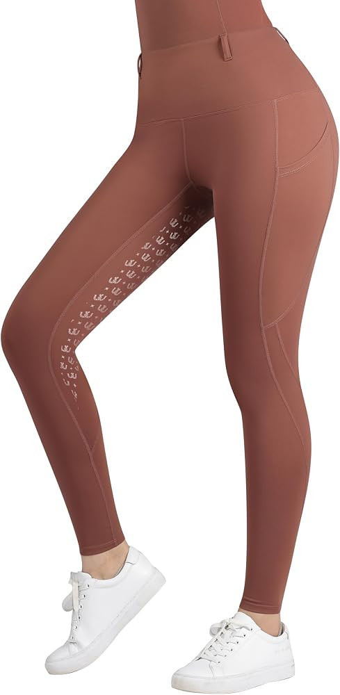 Harrison Howard Riding Breeches for Women, Full Seat Horse Riding Pants with Side Pockets, High W... | Amazon (US)
