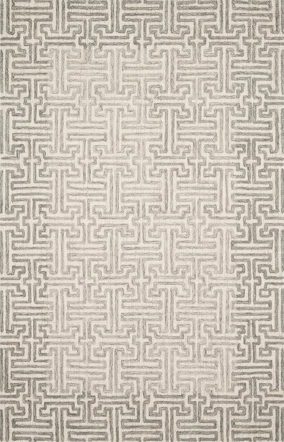 Loloi Ehren Collection EHR-03 Stone/Sand 7'-9" x 9'-9" Area Rug | Amazon (US)