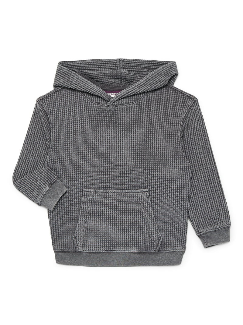 Weekend Academy Boys Hooded Thermal Top, Sizes 4-18 | Walmart (US)
