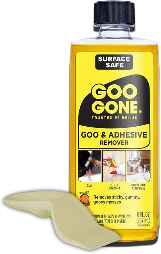 Goo Gone Original Liquid - 8 Ounce and Sticker Lifter - Surface Safe Adhesive Remover Safely Remo... | Amazon (US)