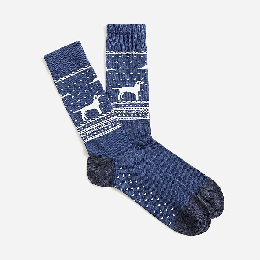 Fair Isle critter socks | J. Crew US