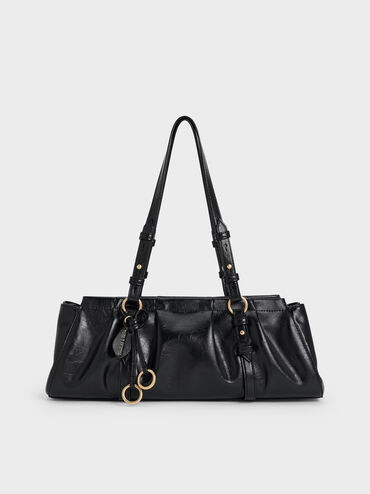 Britton Elongated Shoulder Bag
    
         - Black | Charles & Keith UK
