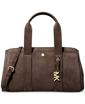 Michael Kors Romee Small Leather East West Satchel | Macy's