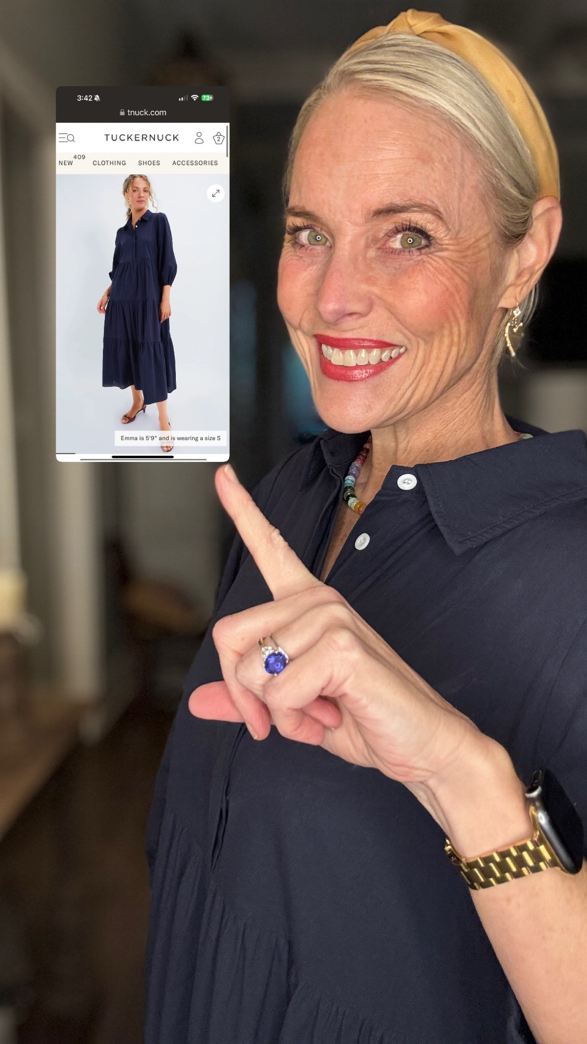 I’m wearing a large for a looser more oversized fit but could easily wear my true size medium  