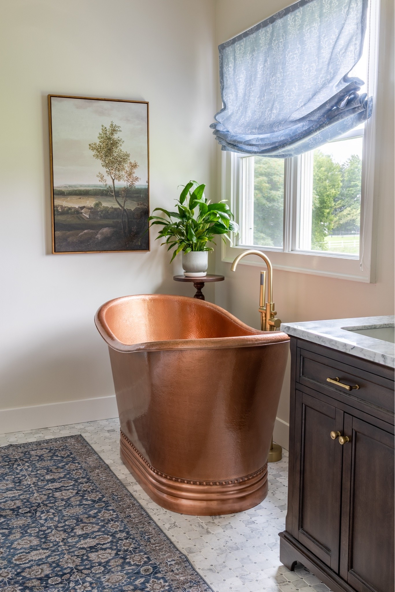 Bathroom remodel reveal with copper tub

#LTKSeasonal #LTKHome