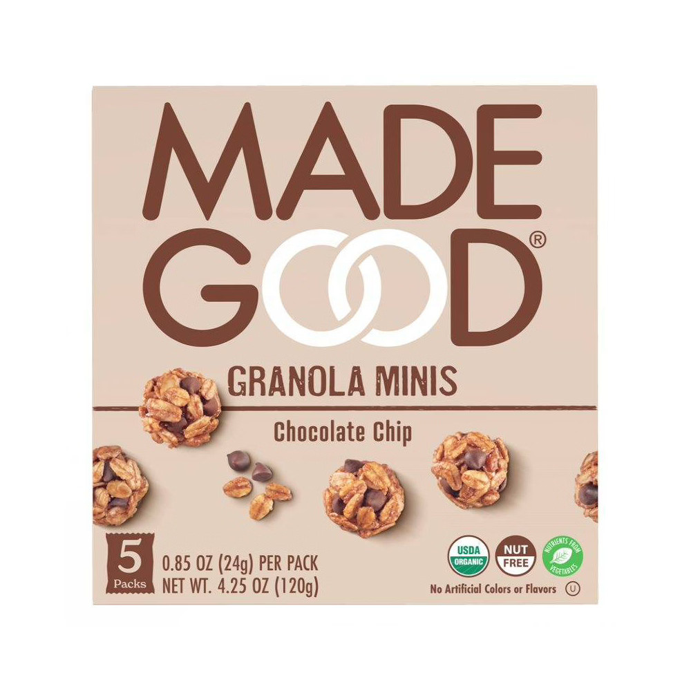 MadeGood Chocolate Chip Granola Mini's - 5pk | Target