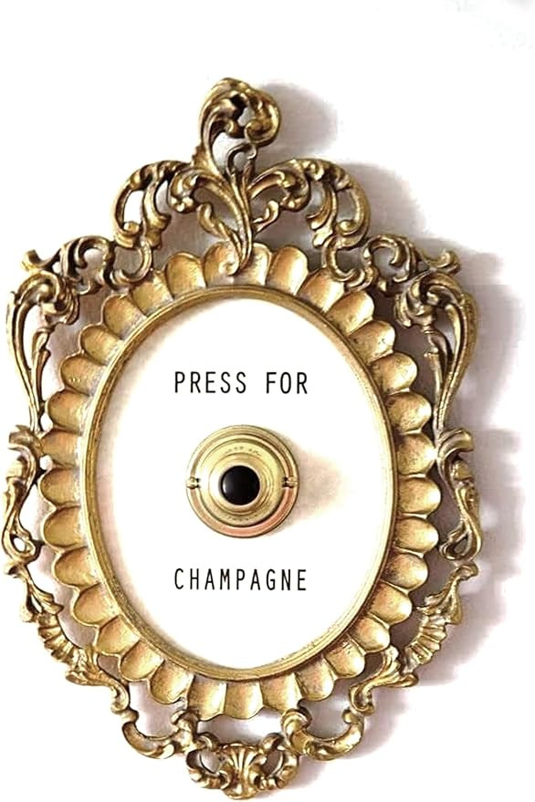 Superjackwang Press for Champagne Button, Champagne Wall Decors, Themed Decor Wall Plaque Ornamen... | Amazon (US)