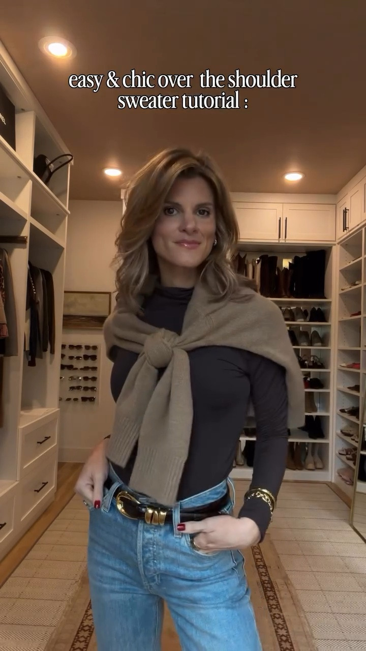 How to style and elevate a sweater over your shoulders so it stays put and looks chic/effortless! Such a simple solution but makes all the difference👏🏻

It works with fall outfits, mom outfits, and everyday minimal style. A soft knot and smooth sleeves create a clean, polished look without fuss.

Save this for later and try it this week.

#LTKHoliday #LTKootd #LTKgrwm