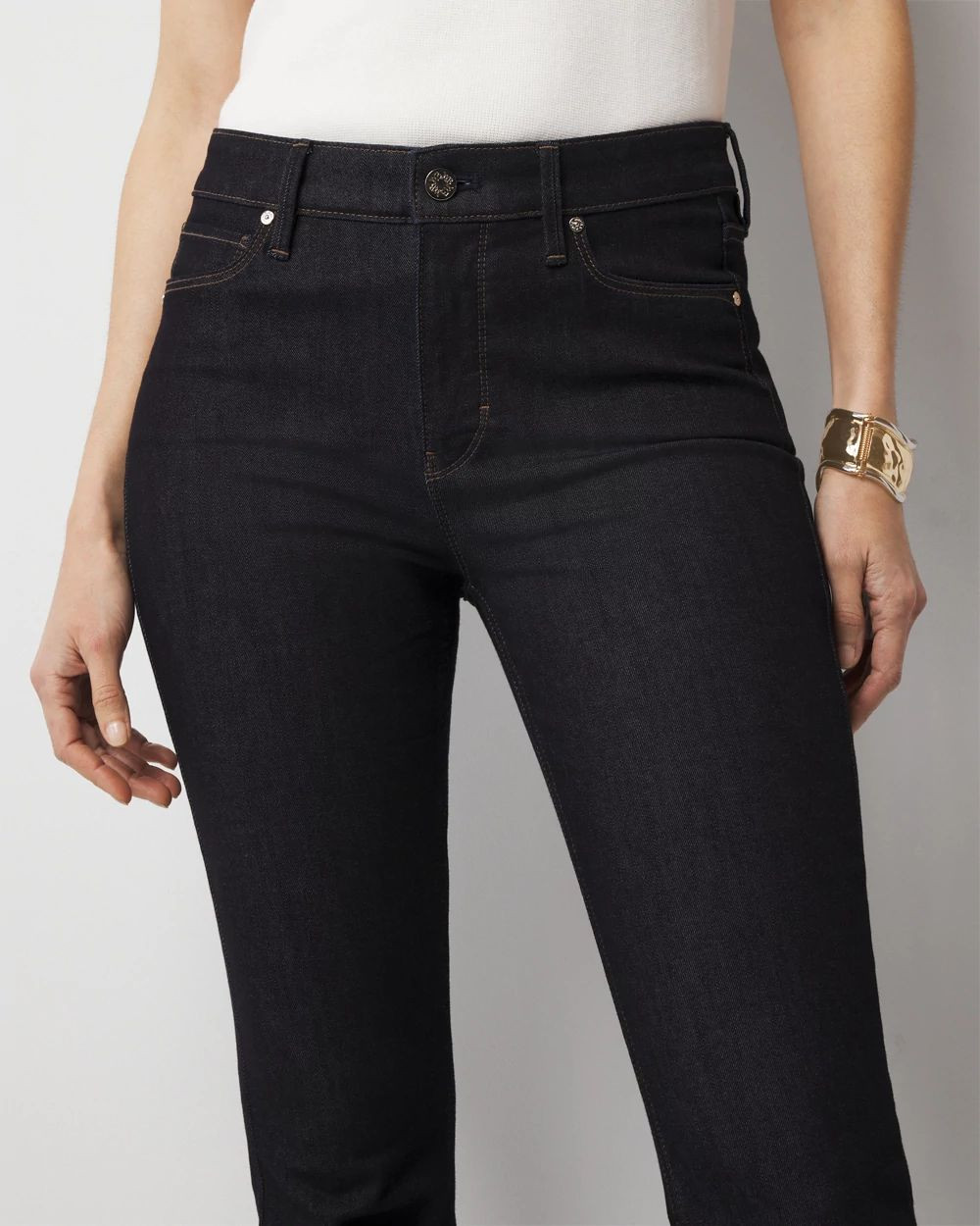High-Rise Sculpt Skinny Flare Jeans | White House Black Market